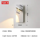GobekUsa LED Rotatable Wall Lamp for Bedroom Living Room - Modern Indoor Wall Sconces