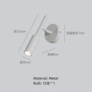 GobekUsa LED Rotatable Wall Lamp Gold Black White Metal Sconce E27 Bulb