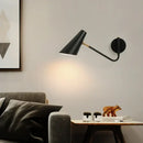 GobekUsa LED Rotatable Wall Lamp Gold Black White Metal Sconce E27 Bulb