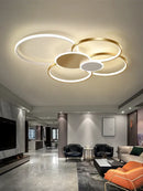 GobekUsa LED Round Ceiling Chandelier for Modern Living Room Decor