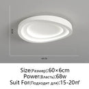 GobekUsa LED Round Ceiling Lamp with Remote Control Dimming for Modern Indoor Lighting