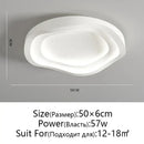 GobekUsa LED Round Ceiling Lamp with Remote Control Dimming for Modern Indoor Lighting
