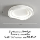 GobekUsa LED Round Ceiling Lamp with Remote Control Dimming for Modern Indoor Lighting