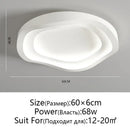 GobekUsa LED Round Ceiling Lamp with Remote Control Dimming for Modern Indoor Lighting