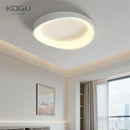 GobekUsa LED Round Ceiling Lamp with Remote Control Dimming for Modern Indoor Lighting
