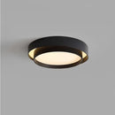 GobekUsa LED Round Ceiling Light for Living Room, Bedroom, Study - White/Black, AC90-260V