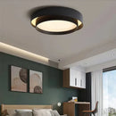 GobekUsa LED Round Ceiling Light for Living Room, Bedroom, Study - White/Black, AC90-260V