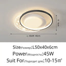 GobekUsa LED Round Ceiling Light – Modern Nordic Indoor Lamp for Living Room, Bedroom, Dining Room