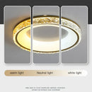 GobekUsa LED Round Ceiling Light with Remote Control for Bedroom Living Room