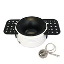 Modern white and gold round recessed ceiling mount – kitchen light set by Decorbites