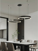 GobekUsa LED Round Ring Chandelier for Dining Room, Living Room, and Bedroom