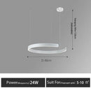GobekUsa LED Round Ring Chandelier for Dining Room, Living Room, and Bedroom