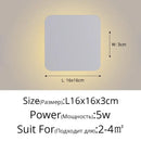 GobekUsa LED Round Touch Wall Lamps for Bedroom & Aisle Decor