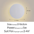 GobekUsa LED Round Touch Wall Lamps for Bedroom & Aisle Decor