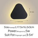 GobekUsa LED Round Touch Wall Lamps for Bedroom & Aisle Decor