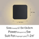 GobekUsa LED Round Touch Wall Lamps for Bedroom & Aisle Decor