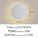 GobekUsa LED Round Touch Wall Lamps for Bedroom & Aisle Decor