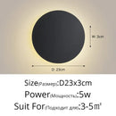 GobekUsa LED Round Touch Wall Lamps for Bedroom & Aisle Decor