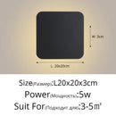 GobekUsa LED Round Touch Wall Lamps for Bedroom & Aisle Decor