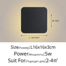 GobekUsa LED Round Touch Wall Lamps for Bedroom & Aisle Decor
