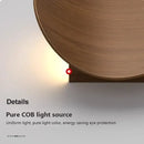 GobekUsa LED Round Wall Lamp for Bedroom Living Room Office Decoration Lighting
