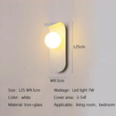 GobekUsa LED Round Wall Lamp for Modern Living Room and Bedroom Lighting