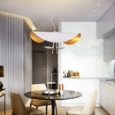 GobekUsa LED Saucer Ceiling Chandelier: Modern & Atmospheric Living Room Pendant Light