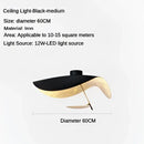 GobekUsa LED Saucer Ceiling Chandelier: Modern & Atmospheric Living Room Pendant Light
