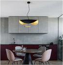 GobekUsa LED Saucer Ceiling Chandelier: Modern & Atmospheric Living Room Pendant Light