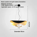 GobekUsa LED Saucer Ceiling Chandelier: Modern & Atmospheric Living Room Pendant Light