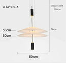GobekUsa LED Saucer Pendant Light for Home Decor and Living Room