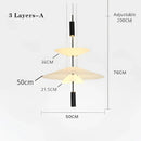 GobekUsa LED Saucer Pendant Light for Home Decor and Living Room