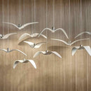 GobekUsa LED Seagull Chandelier: Designer Decor Villa Bird Restaurant Staircase Chandelier