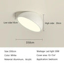 GobekUsa LED Semicircular Ceiling Light for Bedroom, Aisle, Balcony - Modern & Creative Lighting Fixtures