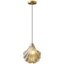 GobekUsa LED Shell Pendant Light: Modern Nordic Luxury for Bedroom, Living, Dining Room