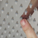GobekUsa LED Shower Head Square with Temperature Control 3 Color Lights Ultra Thin