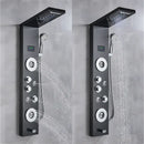 GobekUsa LED Shower Panel Column Bathtub Mixer Tap with Temperature Screen Massage.