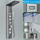 GobekUsa LED Shower Panel Tower Rain/Waterfall Massage Spa Jets Bathroom Column