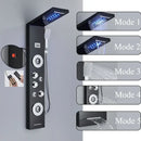 GobekUsa LED Shower Panel Tower Rain/Waterfall Massage Spa Jets Bathroom Column