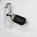 Modern chrome led shower thermometer bathroom temperature display by Decorbites