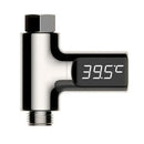 Modern chrome led shower thermometer bathroom temperature display by Decorbites