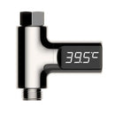 Modern chrome led shower thermometer bathroom temperature display by Decorbites