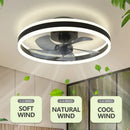 GobekUsa LED Silent Ceiling Fan Light Control Modern Bedroom Living Room Indoor Decor
