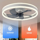 GobekUsa LED Silent Ceiling Fan Light Control Modern Bedroom Living Room Indoor Decor