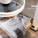 GobekUsa LED Silent Ceiling Fan Light Control Modern Bedroom Living Room Indoor Decor