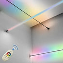 GobekUsa LED Skyline Steel Pendant Lights: Minimalist Linear Design for Modern Living Room