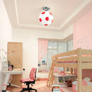 GobekUsa LED Soccer Ball Ceiling Light for Boys Room, Indoor Lighting Fixture