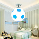 GobekUsa LED Soccer Ball Ceiling Light for Boys Room, Indoor Lighting Fixture