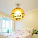 GobekUsa LED Soccer Ball Ceiling Light for Boys Room, Indoor Lighting Fixture