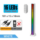 Sleek rainbow sound control light bar set for living room entertainment by Decorbites